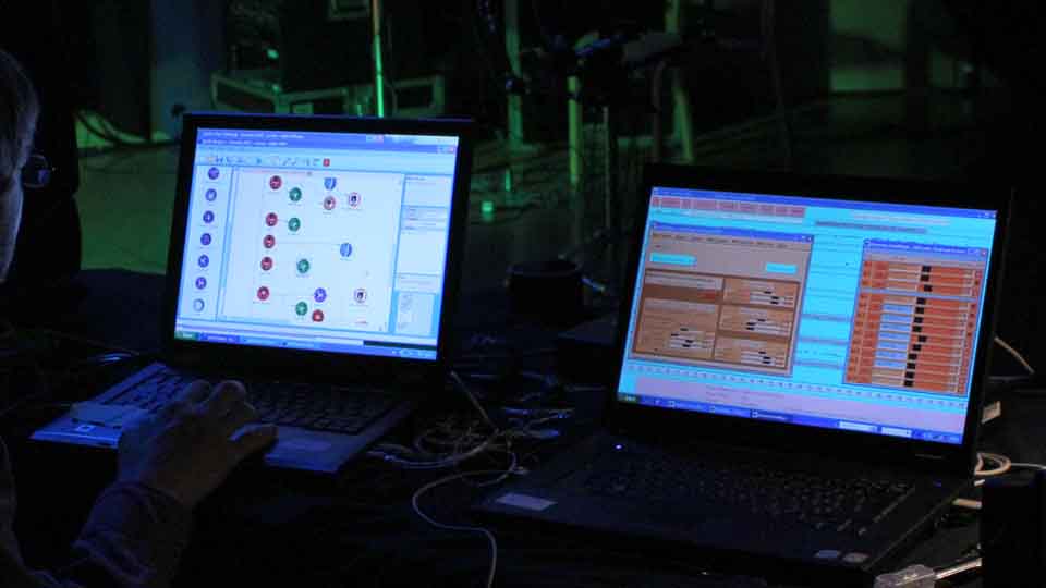 Ensemble and E-Scape running on two computers